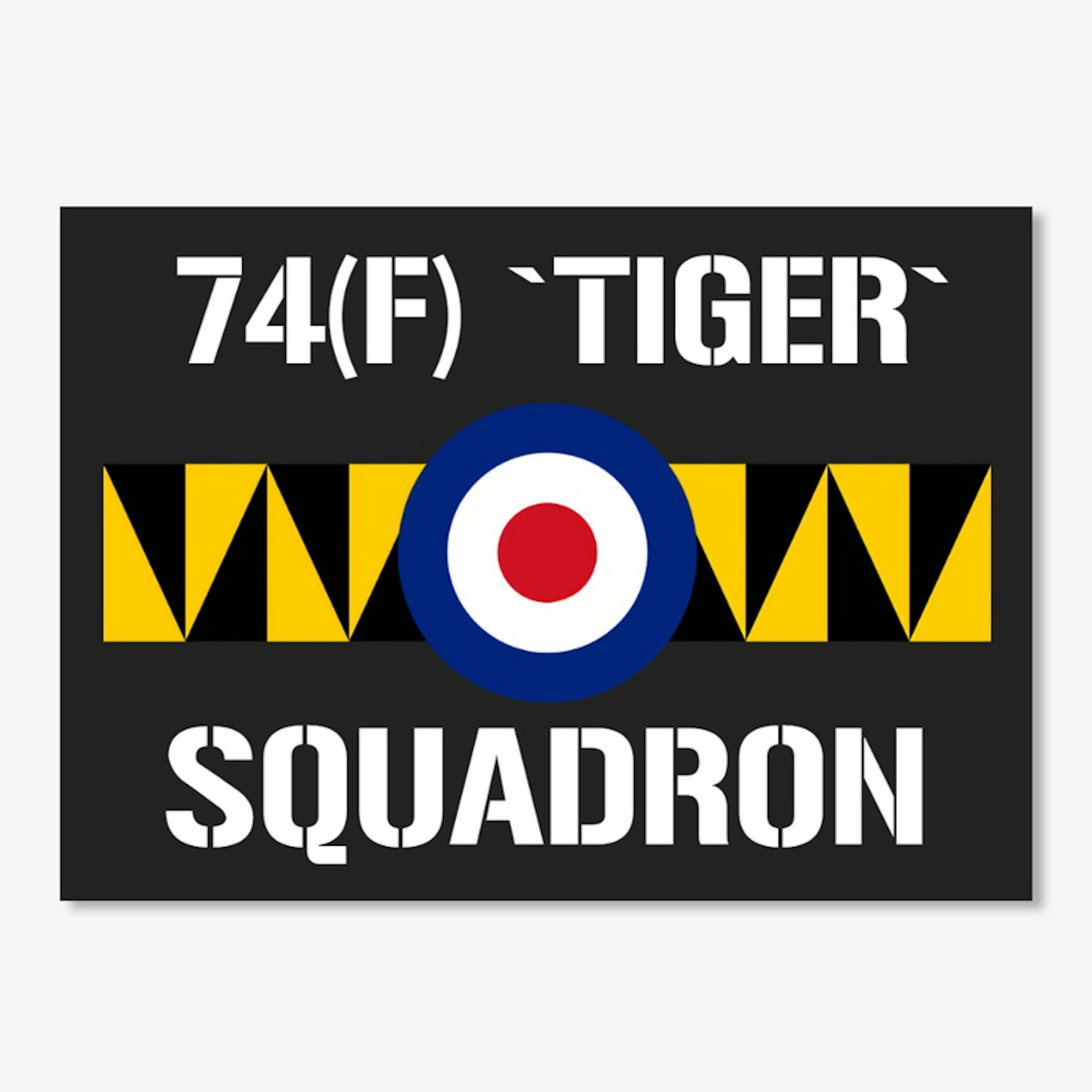 74(F) `Tiger` Squadron Sticker