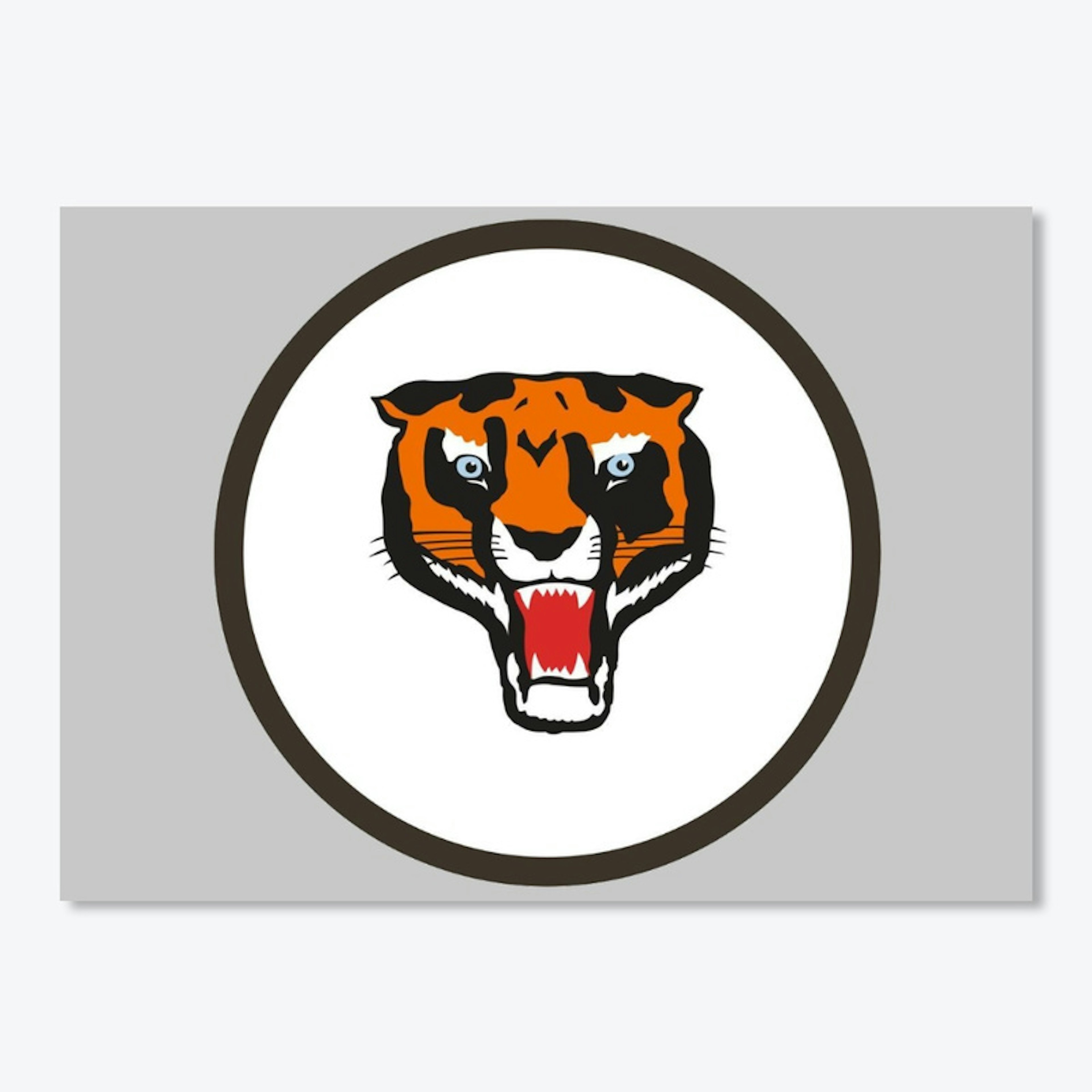 Tigers Head Sticker